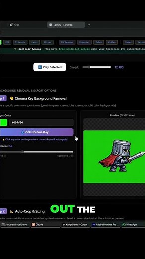 AI ANIMATION: Turn Your Images into Epic Game Sprites FAST! #shorts