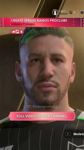 Sergio Ramos Face Creation EA FC 26 | Pro Clubs & Career Mode Lookalike Tutorial
