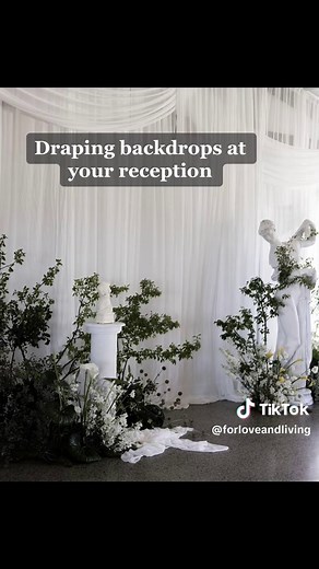Creating Stunning Draping Backdrops for Your Wedding Reception