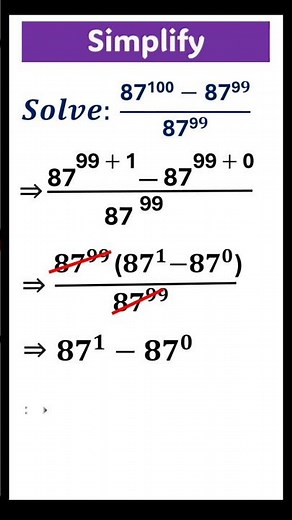 Simplifying exponential expressions
