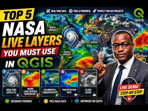 Top 5 NASA Live Layers You MUST Use in QGIS | Ultimate QGIS Tutorial 2026
