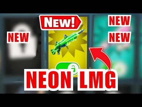 NEW NEON LMG in 1v1 With EVERY GUN Secrets Fortnite @hivecr8 hivecr8