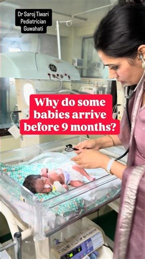 Why do some babies arrive before 9 months? #newborn #newborncare