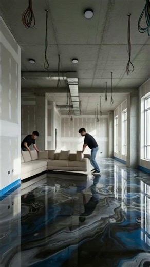 This floor transformation is INSANE! 😱✨ Most Satisfying Floor Installation Ever 🤤🖌️