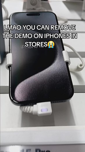 iPhone Demo #fyp #foryoupage #xyzbca #tech #techtok #apple #iphone #iphone15pro #techstore #demo