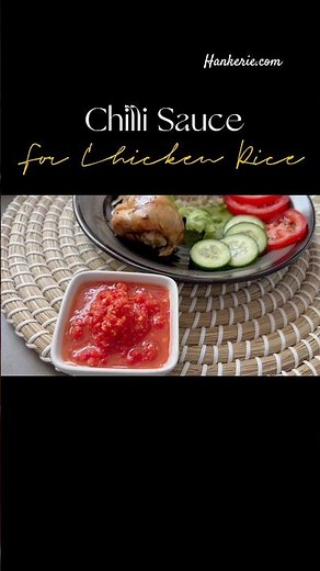 Hainanese Chicken Rice Chilli Sauce EASY RECIPE 🌶️