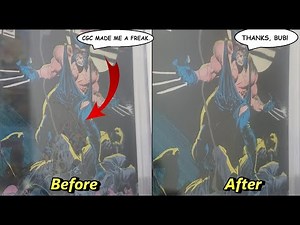 How to Significantly Reduce Newton Rings on CGC Comic Slabs