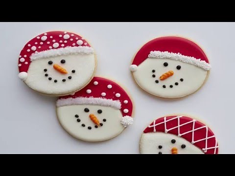 How to Decorate Snowman Cookies