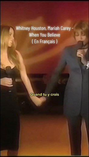 Whitney Houston, Mariah Carey - When You Believe Traduction Français single sortie en 1998 #pourtoi #pourtoii #fyp #fypシ #fypage #fypシ゚viral #mariahcarey #whitneyhouston #whitneyhoustonmariahcarey #whenyoubelieve #whenyoubelievesong #whitneyhoustonchallenge #whitneyhoustontribute #mariahcareysongs #balladepop #ballade #love #loveyou #rnbpop #croireensesreves #ibelieveicanfly #bellechanson #chansonfrançaise #chansonfrancaise #traduction #traduction_song #traductionfr #traductionfrancaise #traduct