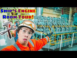 Engine Room Tour! | Ship Tour in Tanker Ship | Life at Sea