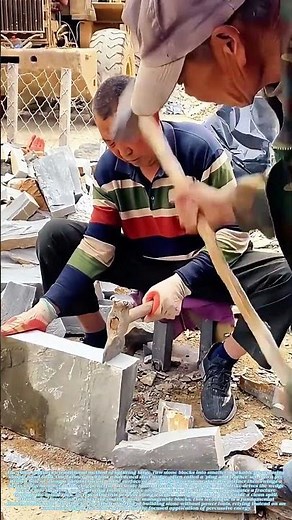 Splitting Stone by Hand: The Hammer and Wedge's Ancient Force