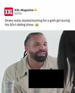 Drake Barks at Goth Girl 😭