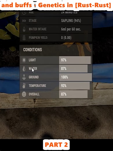 A COMPLETE guide to farming, tea, and buffs - Genetics in [Rust-Rust] (2)
