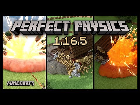 Minecraft REALISTIC PHYSICS - 1.4 - TNT EXPLOSION