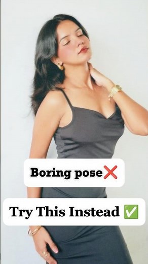 Elegant poses in gown 🔥￼