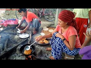 Cooking Poori recipe in Traditional Way | Poori recipe