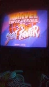 Marvel Vs Street fighter opening intro entrada maquinita arcade multijuegos