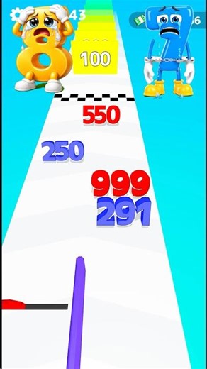 Number Master Lvl.43 - Multiplying Numbers To Max Level 🔥 #shorts #games #numbermaster #gameshorts