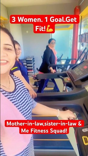 Strong Women, Strong Family | Treadmill Workout Together 🌟 #viralvideo #motivation #rachelvlogs