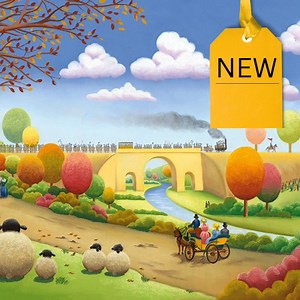 Introducing Lucy’s latest artwork, created to celebrate 200 years since the birth of the passenger railway journey on the Stockton & Darlington Railway in 1825. Commissioned as part of the anniversary celebrations, Lucy Pittaway brings the story to life in her signature style. The historic Skerne Bridge, crowds gathering to witness history being made, and the famous steam engine, Locomotion No.1, all take centre stage, surrounded by rolling countryside and splashes of colour. ⏺ KLARNA | Buy NOW 