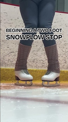 How to Stop on Ice Skates PART ONE | Ice Skating Moves for Beginners | Coach Ashleigh #basicskills