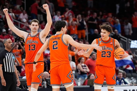Illini clamp down on Houston for a 65-55 March Madness win to reach Elite Eight