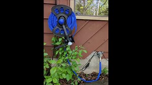 100 ft 12/3 Heavy Duty Extension Cord Reel - 50 ft Air Hose Reel - Cord, Hose, Cable Storage Organizer - - Includes 1 Storage Cassette Reel, 1 Precision Guide/Winder, 1 Wall Storage Mount