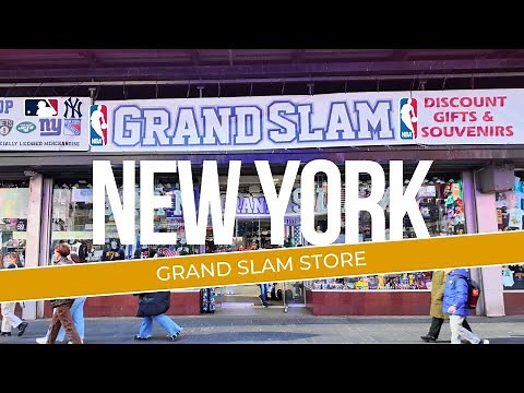 Inside GRAND SLAM STORE New York City