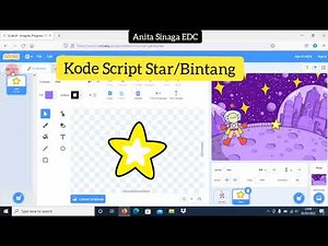 Scratch simple membuat permainan astronot dan magic star