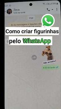 Como criar figurinhas pelo WhatsApp #dicas #celulares #figurinhas #whatsapp #android