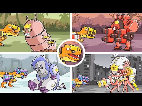 CyberDino: T-Rex vs Robots | Eftsei Gaming