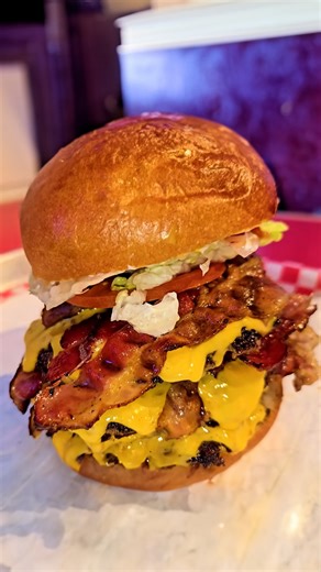 Bigfoot burger eating challenge