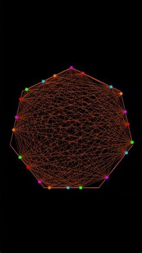 This heptagon pendulum wave is satisfying #physics #pendulumwave