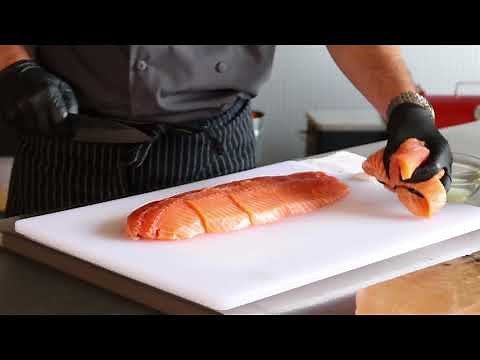 Wild Salmon Cooked on a Himalayan Sea Salt Block • REC TEC Greg