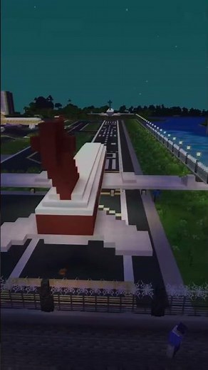 Airport in Minecraft #tutorial #survival #minecraft