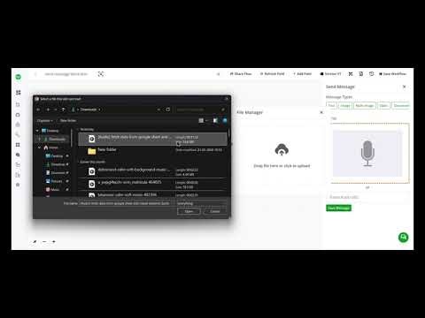 How to Send Voice Notes in WhatsApp Chatbot | Audio Message Block
