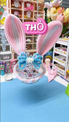 Làm lồng đèn TRUNG THU hình CON THỎ/ DIY Lantern/ Liam Channel