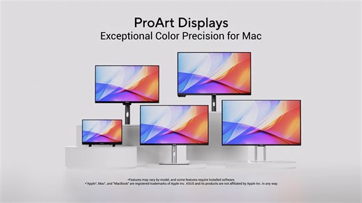 Exceptional color precision for your MacBook and Windows ProArt display