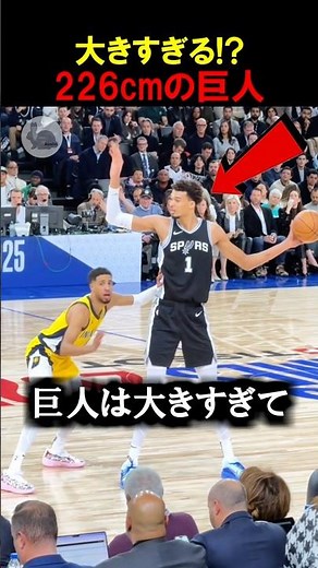 大きすぎるNBA選手の日常 #nba #バスケ