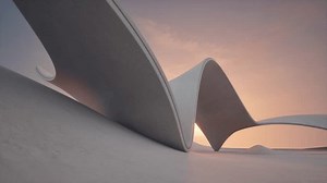 Curve Shape Roof Gray Concrete Floor Stock Footage Video (100% Royalty-free) 3463816567 | Shutterstock