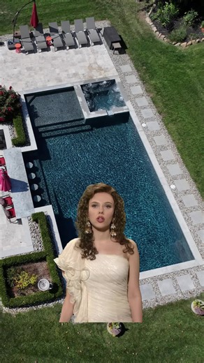 You heard what she said! A custom pool from Custom Pool Pros can elevate any backyard space! #pooltok #newjersey #custombuilds #renovation #poolvibes
