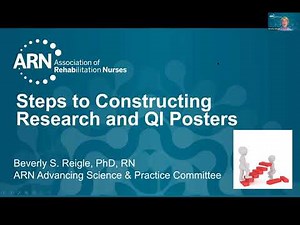 Steps to Constructing Research and QI Posters