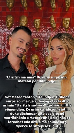 “U rritsh me mua” Brikena surprizon Mateon për ditëlindje
