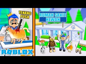 KASIAN KUCING INI!! AKU BUAT RUMAH SAKIT HEWAN BINTANG 5 DI ROBLOX!!