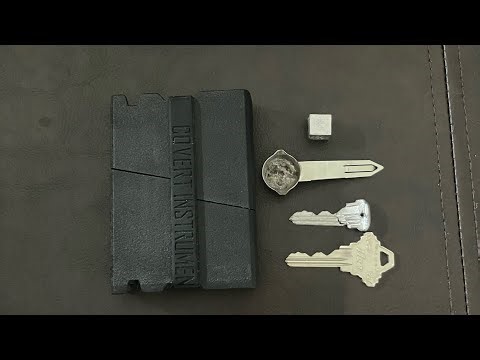 Covert Instruments Replicant Project: Original Key to Replicating to Real Working Key. #lockpicking