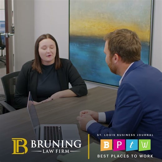 The Bruning Law Firm Named a Best Place to Work in St. Louis #personalinjury #lawyer #stlouis