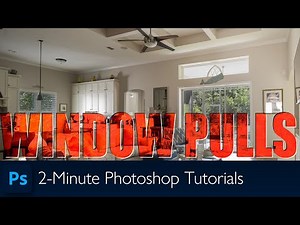 Real-Estate Window Pulls in Photoshop using Easy Panel | Photoshop Tutorial