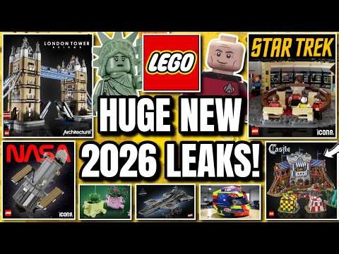 NEW LEGO LEAKS! (Star Trek, Nasa, Architecture, F1 & MORE!)