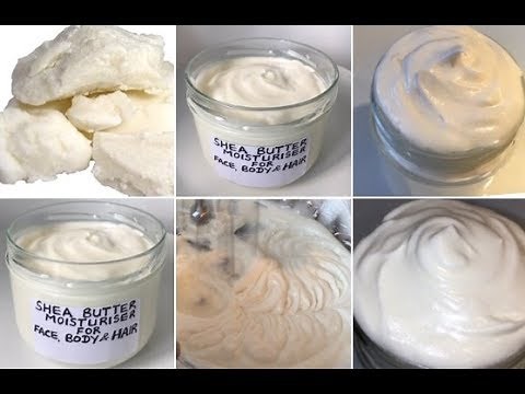 How To Make Shea Butter Moisturiser For Dry & Damaged Skin, Face & Hair