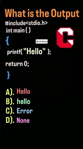 C Programming challenge for beginners 🚀💯